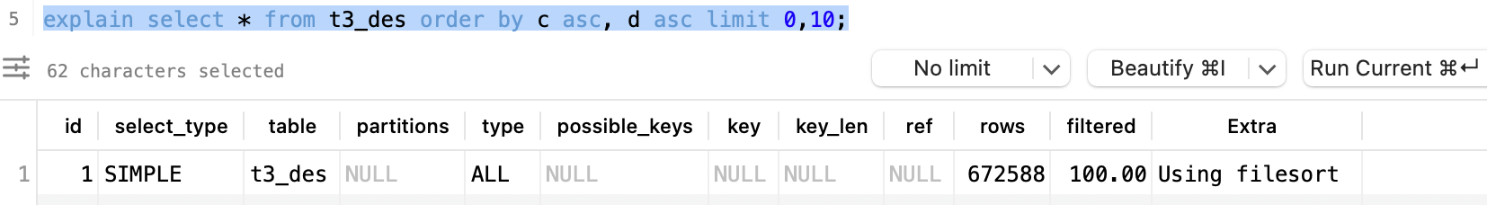 联合索引排序-1