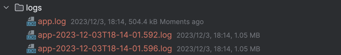 luber日志分割示例